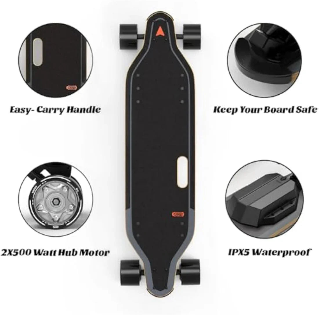 Meepo Campus V5 / Envy E-Skateboard | 29MPH, Remote Control & Compact Portable Design